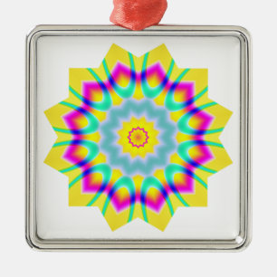 Kaleidoscopic 260614(1) metal ornament