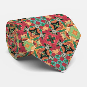 Kaleidoscopic Asiatic Lilies Tie