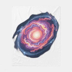 Kaleidoscopic Galaxy Art Fleece Blanket