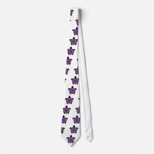 Kaleidoscopic Mandala Turtle Design Tie