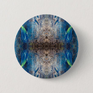 Kaleidoskopisch abstrakt bunt bohemien mandala 2 inch round button