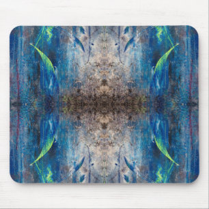 Kaleidoskopisch abstrakt bunt bohemien mandala mouse pad