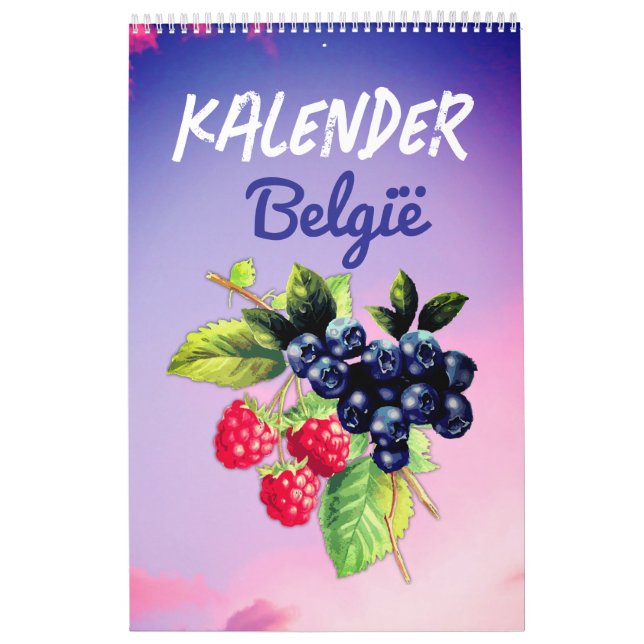 Kalender België  | 2026 Belgium Calendar in Dutch  (Cover)