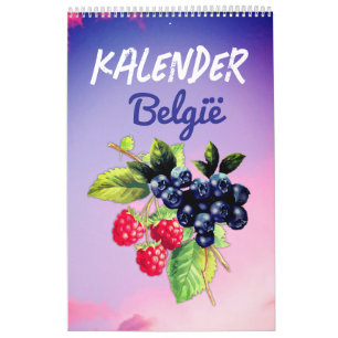 Kalender België   Calendrier Belgique 2026 en néer