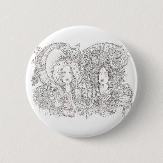 kali and guadalupe 2 inch round button