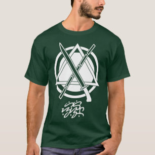 Kali Arnis Eskrima Filipino Baybayin Never Yield T-Shirt