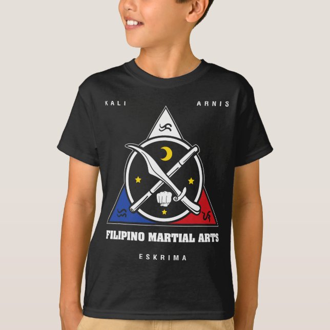 Kali Arnis Filipino Martial Arts Culture T-Shirt (Front)