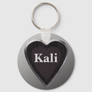 Kali Personalized Heart Keychain by 369MyName