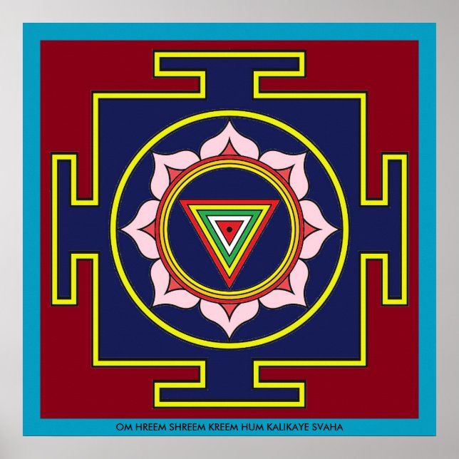 Kali Puja Yantra Poster (Front)
