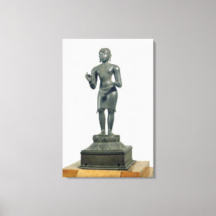 Kali, Tamil Nadu, late Chola (bronze) Canvas Print