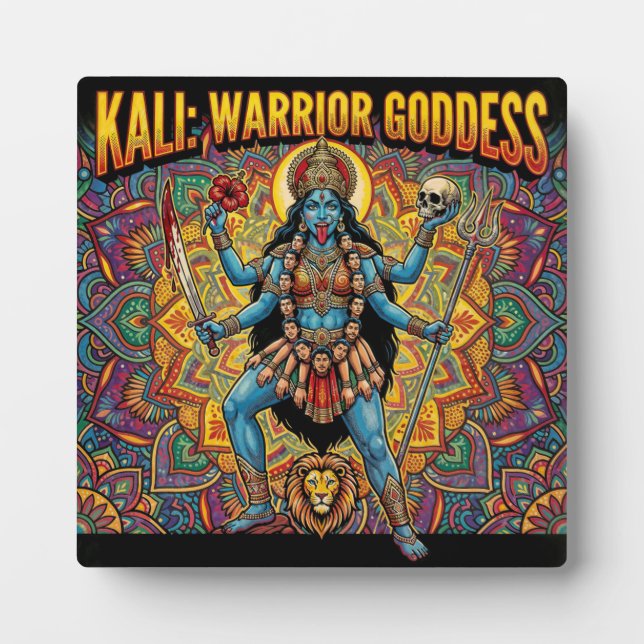 Kali Warrior Goddess Plaque (Front)