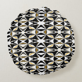 Kalidoscope flower round pillow