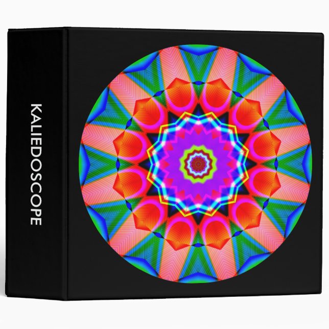 Kaliedoscope Mandala 03 (2.0in) Binder (Front/Spine)