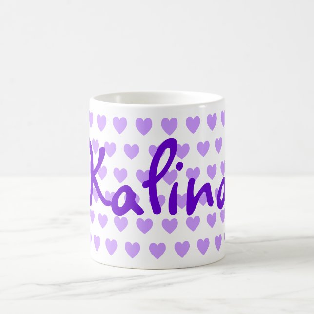 Kalina Purple Heart Coffee Mug (Center)