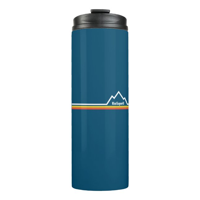Kalispell Montana Thermal Tumbler (Front)