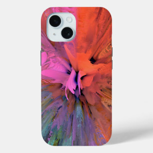 Kaliverse Electric Energy Fractal Art #11 iPhone 15 Case