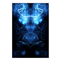 Kaliverse Electric Energy Fractal Poster