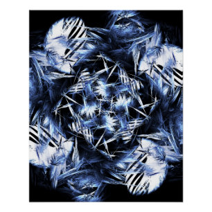 Kaliverse Fluid Fractal #01 Poster