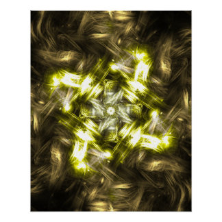 Kaliverse Fluid Fractal #01 Poster