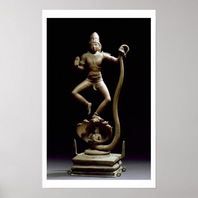 Kaliyakrishna, Chola, Tamil Nadu (bronze) Poster (Front)