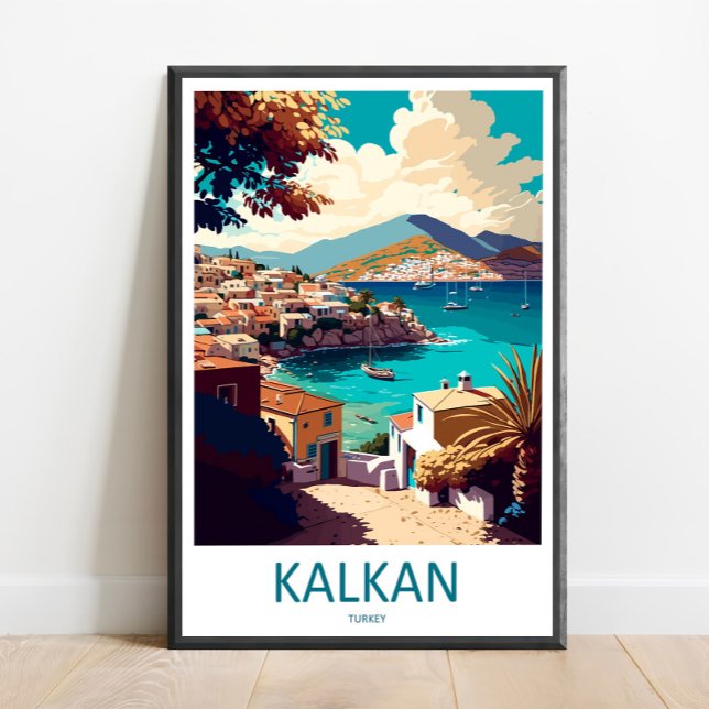Kalkan Travel Print Wall Art Kalkan Wall Hanging H (Creator Uploaded)
