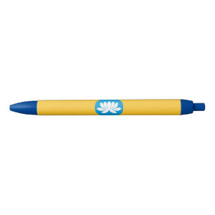 Kalmykia Flag Black Ink Pen