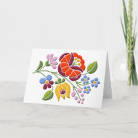 Kalocsa Embroidery - Hungarian Folk Art