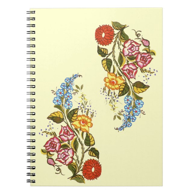kalocsai floral motifs notebook (Front)