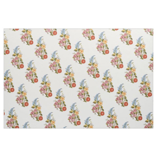 Kalocsai floral pattern fabric (Fat Quarter)