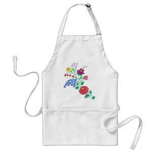Kalocsai Flower Stem Standard Apron