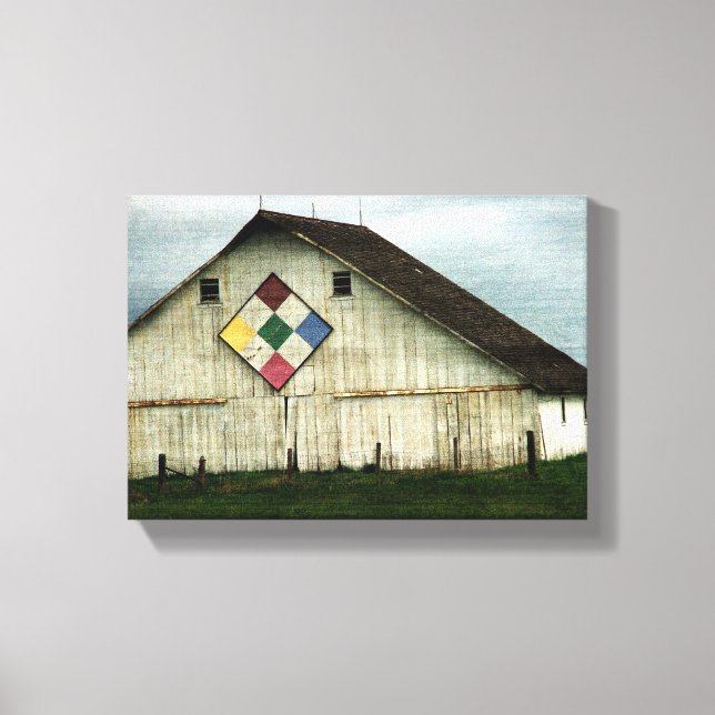 Kalona Barn Canvas Print (Front)