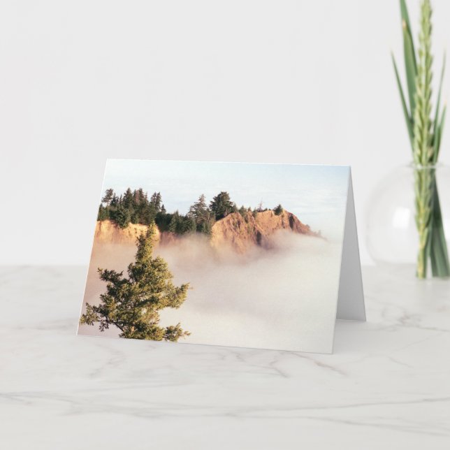 Kaluna Cliff In The Cloud Ocean Card (Front)