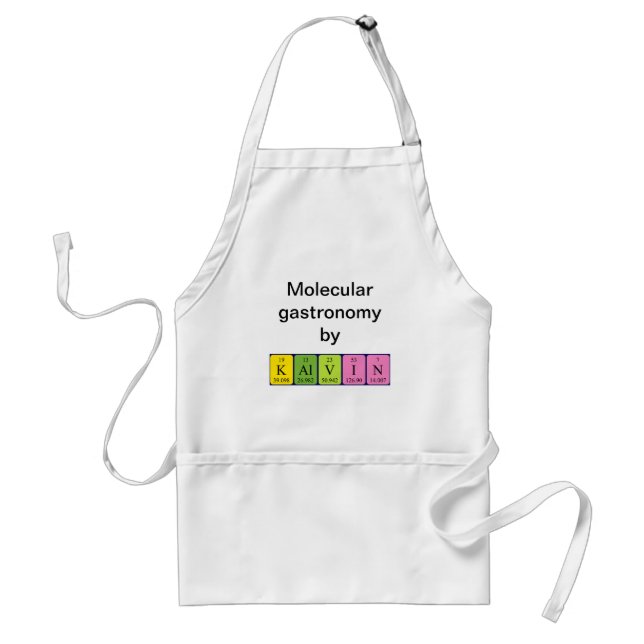 Kalvin periodic table name apron (Front)
