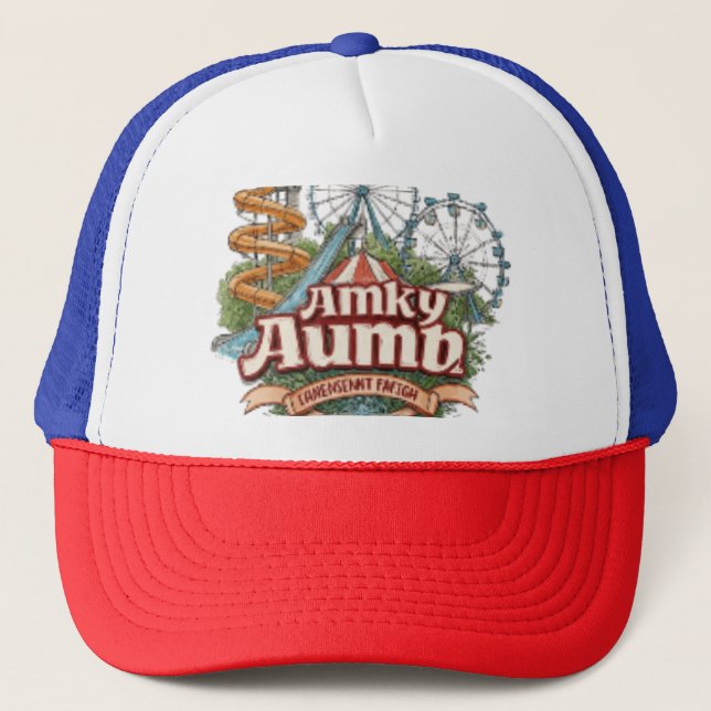 Kalyan Amusement Park Water Wave Trucker Hat (Front)