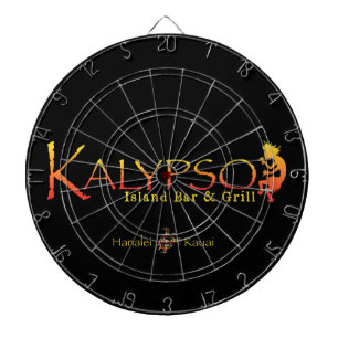 Kalypso Colourful Logo With Rainbow Sea Turtle Dartboard