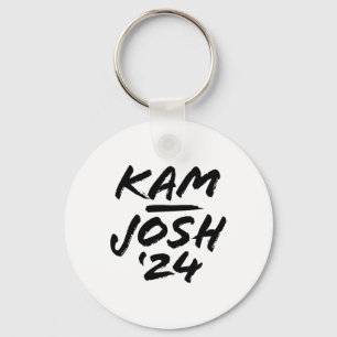 Kam Josh 2024 Script For Men Women Kamala Harris 2 Keychain