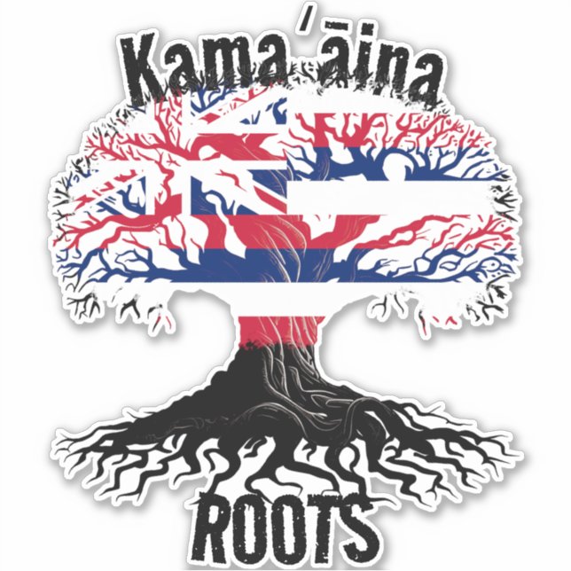 Kamaʻāina ROOTS Sticker (Front)