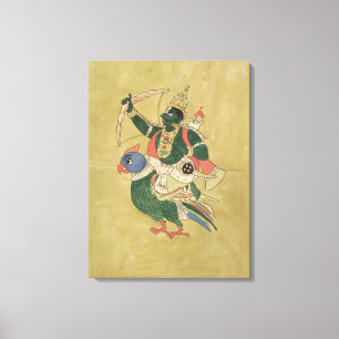 Kama, God of Love, 18th-19th century Canvas Print