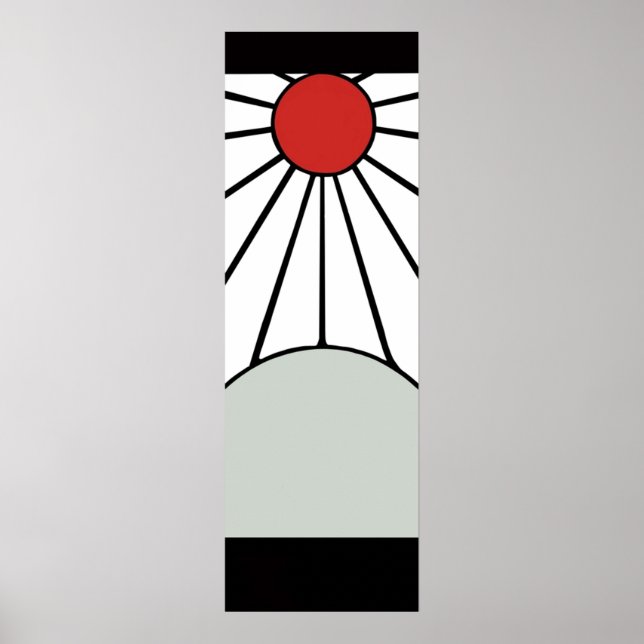 Kamado Tanjiros Hanafuda Earrings Vector Design Wh Poster (Front)