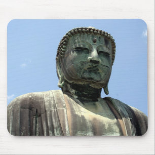 kamakura buddha mouse pad