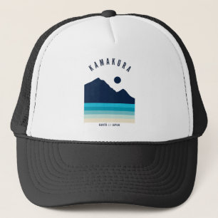 Kamakura Kanto Japan Retro Vintage Beach Trucker Hat