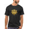 Kamakura Minamoto Mon Japanese faux gold on black