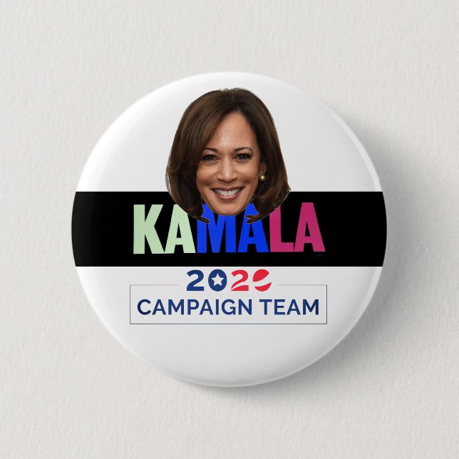 Kamala 2020 Campaign Team 2 Inch Round Button (Front)