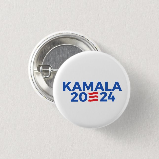 Kamala 2024 1 inch round button (Front & Back)