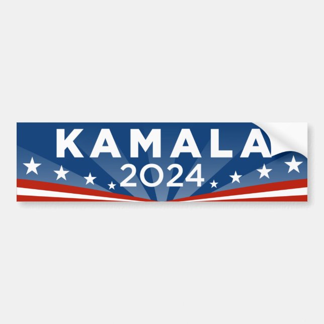 Kamala 2024 bumper sticker (Front)