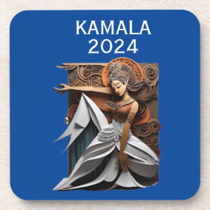 Kamala 2024 for President Thunder_Cove  Coaster