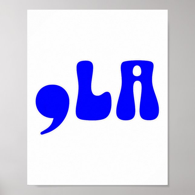 Kamala 2024 Funny Comma La Harris 2024  Poster (Front)