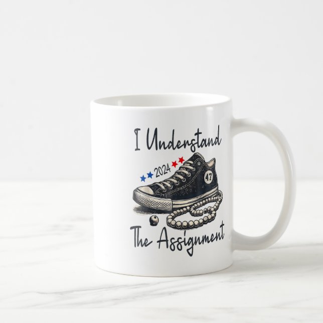 Kamala 2024 I Understand The Ignment Cute Shoes  Coffee Mug (Right)