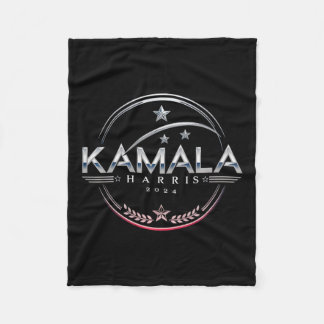 Kamala 2024 President Elect Campaign Vote Democrat Fleece Blanket
