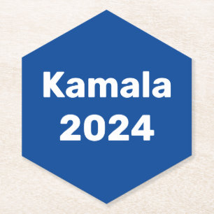 Kamala 2024 Presidential Election Paper Coaster